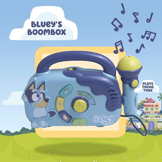 Bluey Boombox with Microphone